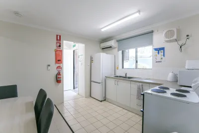 Image of the kitchen in one of the units.