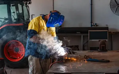 Katherine work camp - welding